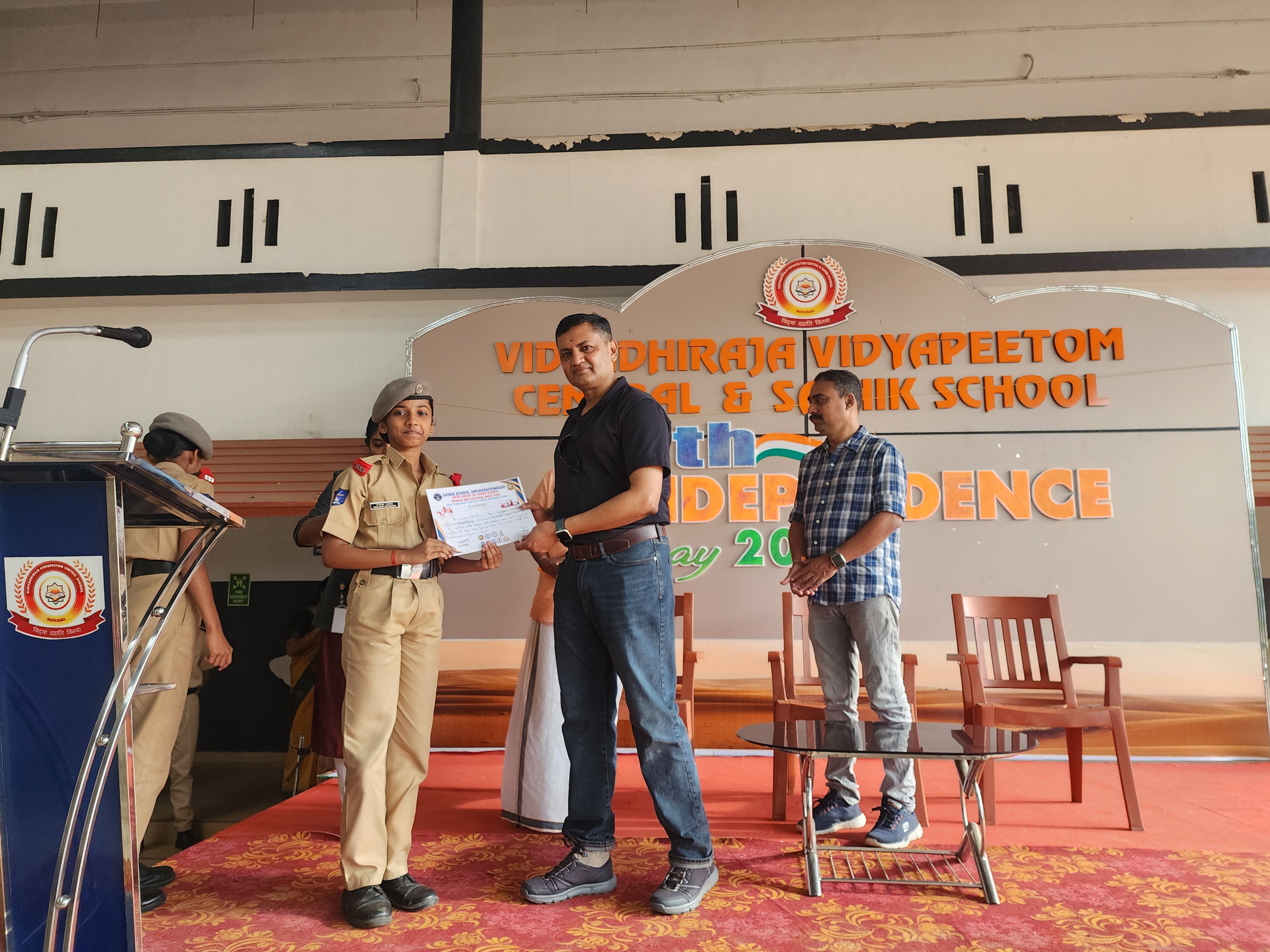 Leadership Summit — Operation Sindoor Hero Rakesh R Nair Sir — Vidyadhiraja Vidyapeetom Sainik School